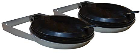 QUICK STAR 2 Stück Müllsack Wandhalter 120 Liter Ständer Müllbeutelhalter Müllsackhalter Abfallbehälter