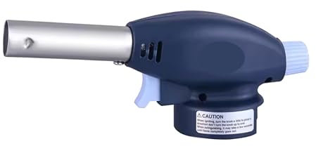 Aspect Blow Torch for Cooking Attachment Head - One-Handed Gas Torch with Adjustable Flame & Safety Lock, Fits All Butane Tanks, Ideal for Creme Brulee, Desserts, BBQ, Baking (Butane Not Included)