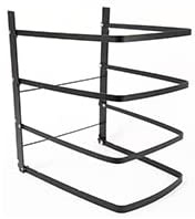Linden Sweden Metal Baker’s Cooling Rack - Cooling Racks for Cooking and Baking - Storage for Craft and Baking Supplies - Collapsible Racks for Pizza Stones, Cookie Sheets, Pans - 22x 10x 1 Inches