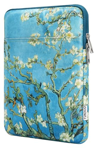 TiMOVO 9-11 Tablet-Schutztasche, Aprikose Blume | Passend für iPad 11 A16 2025 / 10,9/10,2 / Air 11 5./4. Gen / Galaxy Tab A9+/A11 Plus 11, für Smart Keyboard