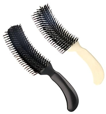 Mikinona 2stücke S-förmige Abend-makeup-haarkämme Kreative Stylingkämme Für Zuhause Schwarz Und Weiß Leicht Rutschfest Tragbar Und Langlebig Für Frisuren Und Besondere Anlässe