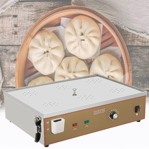 DPLWJPP Macchina Elettrica Vapore,Vapore Elettrico Commerciale,con Approvvigionamento Idrico Indipendente,Regolazione Costante Temperatura 30-110 ℃,per Cucinare,6holes