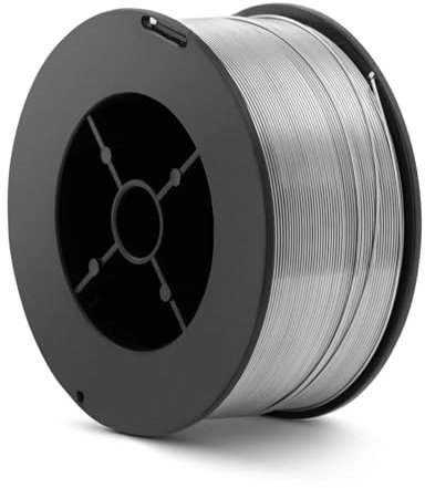 Filo Animato No Gas 0,8 mm 1kg per Saldatrice MIG, 0,8 mm 1kg Bobina da 1 kg, Filo Continuo senza Gas, filo animato per saldatrice no gas da 0,8 mm 1kg