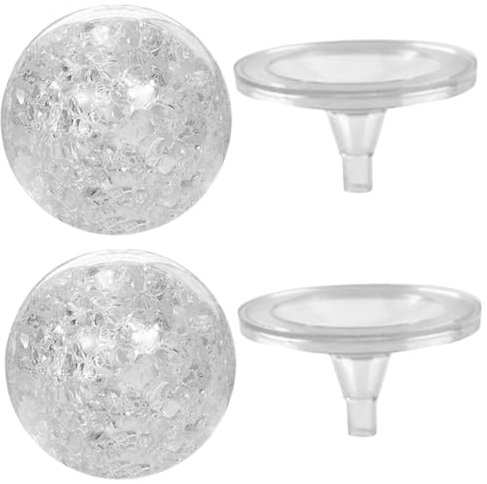 BESPORTBLE 1juego Adorno De Bola De para Jardín y Decoración De Juego De Esferas De Soportes para Exteriores y Proyectos De Bricolaje