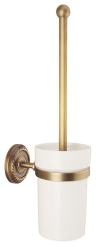 Cabilock Scopettino WC in Set di Spazzole per Ciotola da Parete per Bagno Casa Hotel Supporto per Pulizia e Design Compatto