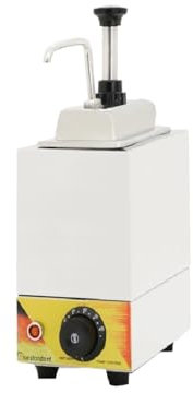 Syrup Dispenser, NP-327 Industrial Commercial Kitchen Restaurant Buffet Pump Electric Stainless Steel Sauce Dispenser,Durable and Easy to Clean(1)