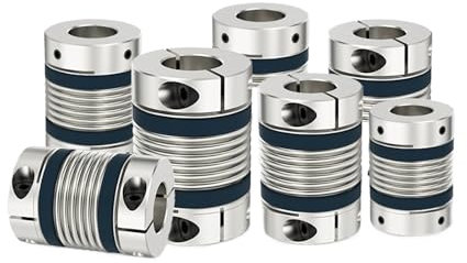 Wellenkupplung CHBG LB B D82L100 Faltenbalg Flexible Motorkupplung CNC-Aluminium Hochelastisches Universalgelenk 3D-Drucker Kardan(LB-B-D82L100-39X39)
