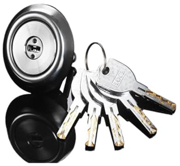 Cilindro Serratura,Cilindretto Serratura Porta Blocco Sicurezza Rame/Sostituire Serratura Cilindro,A Livello C,Universale Tondo,Ferro/Legno Della Porta