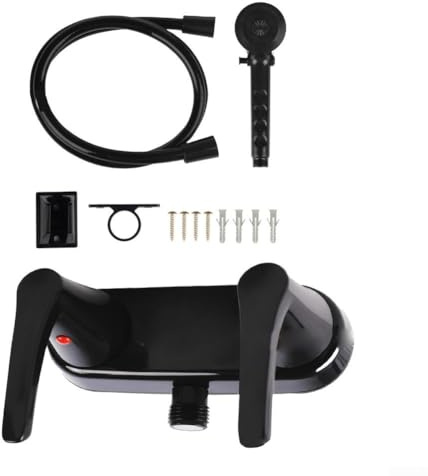 Robinet de douche à double contrôle, robinet de bain étanche avec tout le matériel nécessaire, mitigeur thermostatique à double commande pour camping-car et salle de bain