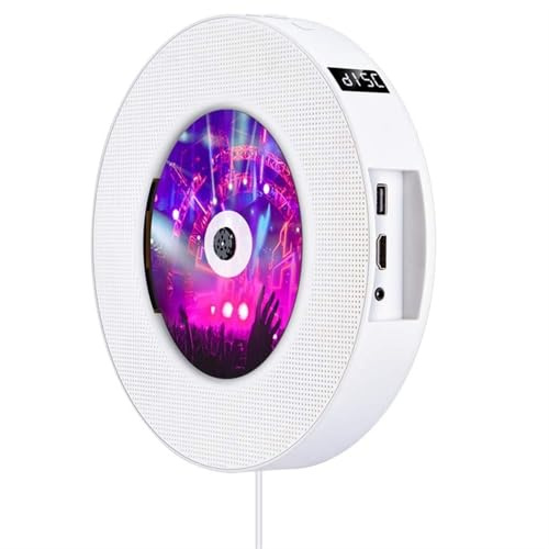 Portable Dvd Player Lettore CD Dvd Portatile da Parete, 3 Pezzi, Lettore Musicale Bluetooth Wireless for la casa con Telecomando, Radio FM, Altoparlanti MP3