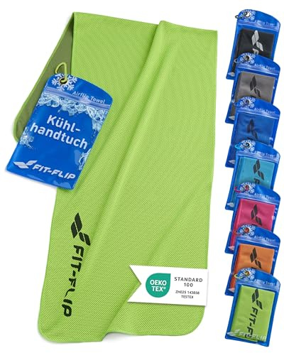 Kylande handduk perfekt som mikrofiber sporthandduk eller kylhandduk – mikrofiber kylhandduk för fitness, sport, resor, yoga – Airflip Cooling Towel