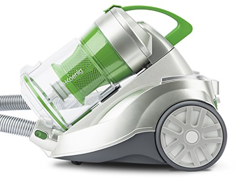 H.Koenig Aspiradora Sin Bolsas Potente, Clase Energética A, Capacidad 2L, Filtro HEPA, Tecnología Silenciosa 75 dB, Especial Mascotas AXO940