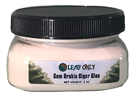 Gum Arabic Cigar Glue for Rolling and Repair - Plant-Based Food & Smoke Safe Adhesive Natural Powder (2oz)