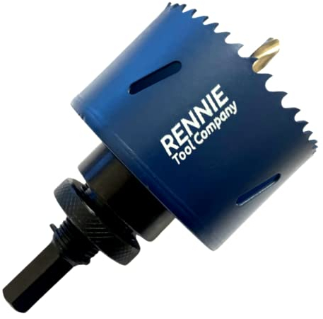 52mm Hole Saw Bi-Metal With Arbor And Pilot Drill For Drilling/Cutting Wood, Plastic, Metal Sheet, Stainless Steel, Pipes, Drywall, Circular Holesaw Set M35 5% Cobalt Bi Metal Hole Cutter