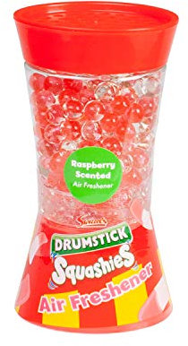 Swizzels Sweet Shop Air Fresheners Gel and Bead Classic Sweets Fragrances Parma Violets Drumstick Squashies and Love Hearts (Drumstick Squashies, Bead Air Freshener)