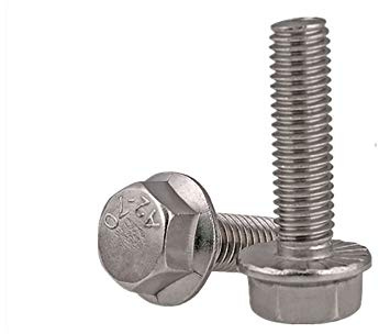 Stainless Steel Flanged Hex Head Bolts Flange Hexagon Screws