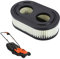 Moritale Luftfilter für Briggs & Stratton Viking Rasenmäher Ersatzteile Motorenserie 550E 550EX 675 Eco-Plus 575EX Series 798339 798452 593260 093000 09P0000 Motor 4247 5432 5432K (1 Stück)