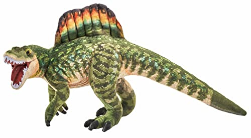 WILD REPUBLIC Artist Collection Dino Spinosaurus, Geschenk für Kinder, 38 cm, Plüschtier, Füllmaterial besteht aus versponnenen recycelten Wasserflaschen