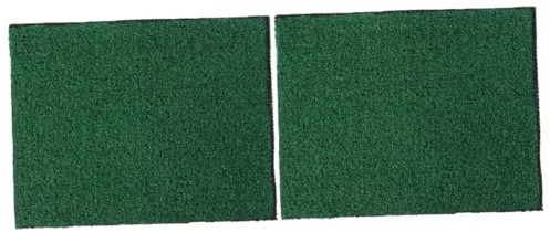 Toddmomy 2 Sheets Artificial Grass Mat for Aquarium Tank Grass Mat Fish Tank Accessories Decorative Flora