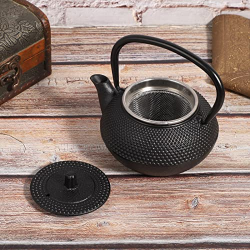 Juego de Suministros para Tetera de Hierro Fundido, Caldera de té, Tetera de Kung-fu, Colador, Tetera, Jarra, Artículos para Caldera, Olla de Hierro, Accesorios de Ruedas de