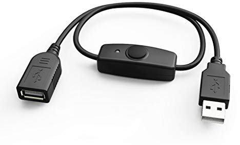 Yjcnelcr Cavo adattatore USB 2.0 Extender Cavo Per Registratore di Guida Lampada Da Tavolo LED Ventilatore USB Strisce LED Cavo Dati Per Modem Telefono