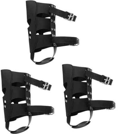 POPETPOP 3sets Vintage Pu Leather Bicycle Water Bottle Cup Cage Holder for Bike Handlebar for Outdoor Cycling Rides