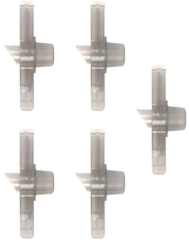 Beutelklammern für Lebensmittel – 5 x kleine Beutel-Clips für Küche, Brotbeutelklemme, Snack-Aufbewahrungs-Clips, Versiegelungsbeutel-Clips, große Beutelklammern mit Ausgüssen zur Aufbewahrung von