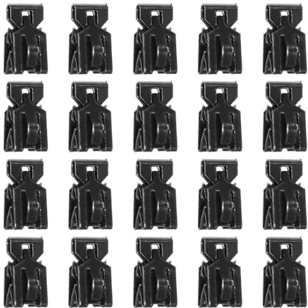JNNJ 20 Stücke Kofferraum Verkleidung Clips Kompatibel, Auto Kofferraum Hutablage Clips, Auto Türverkleidung Clip Auto, Eisenklammern Für Innenverkleidungssäulen, Kofferraum Auto-Clips Halterungen