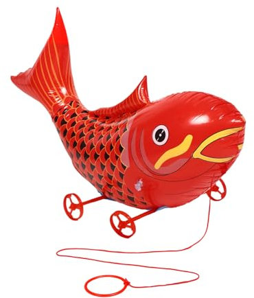 ifundom Ballons Mit Bauernhoftieren-design Aufblasbare Laufballons Mit Rädern Party-dekoration Für Geburtstagsfeiern Cartoon-tierballons Für Junge Mädchen