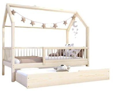 Profiwood Zori BIS2 Hüttenbett mit Zusatzbett (100x200 cm)