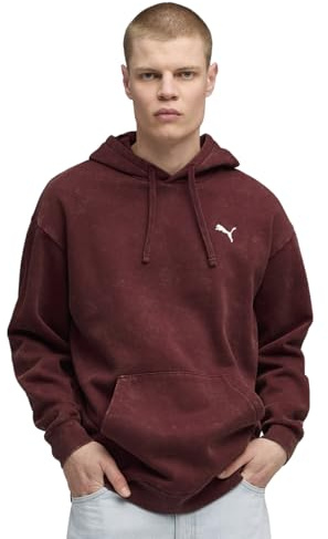 PUMA Sudadera con Capucha ESS Elevated Relaxed Wash para Hombre (Paquete de 1)