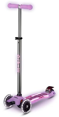 Micro Maxi Micro Scooter Glow+ LED Lila - leuchtender Kinderroller