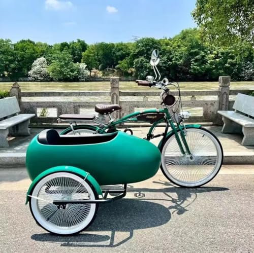 7-Gang-Pedal-Fahrrad mit Seitenwagen