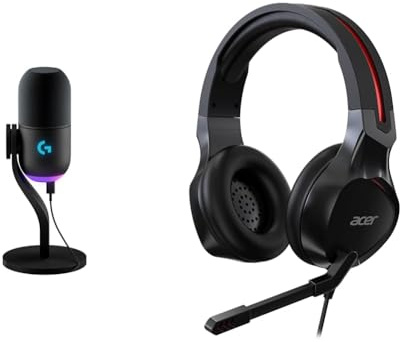 Logitech G Yeti GX & Acer Nitro Gaming Headset NHW820 -