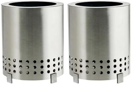 Ujjdwiurgh Tischfeuerstelle Mini Outdoor Tragbare Gasheizöfen mit Ständer Edelstahl Campingkocher Ausrüstungen Outdoor Einfache Installation -A