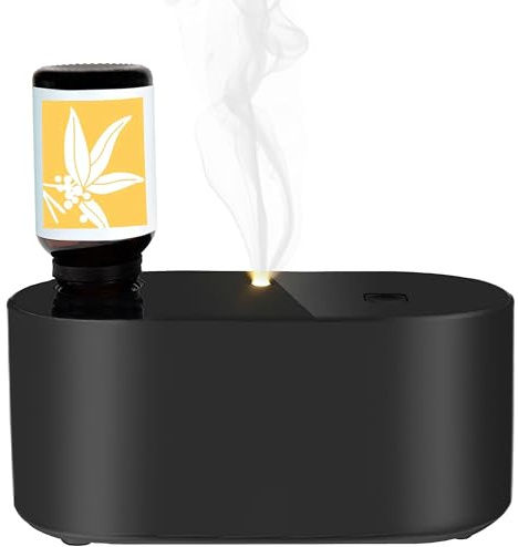 Kabelloser Wasserloser Diffusor für ätherisches Öl - Wiederaufladbarer Duftvernebelungszerstäuber mit 3 Nebelmodi, Leise Aroma Diffusor für Reisen, Zuhause, Büro, kleiner Raum (15-40m²)