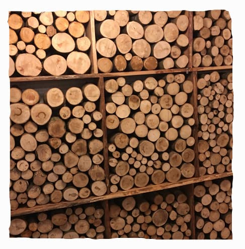 20cm logs - Decorative Display Hardwood Firewood Logs- BIG BOX 55 x 35 cm area (.192 m2)
