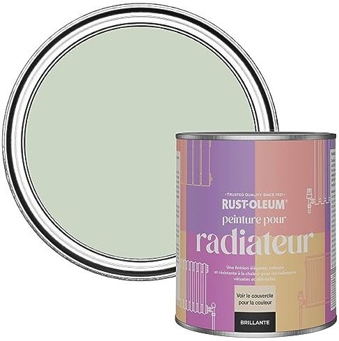 Rust-Oleum Green Heat Resistant Radiator Paint in Gloss Finish - Laurel Green 750ml