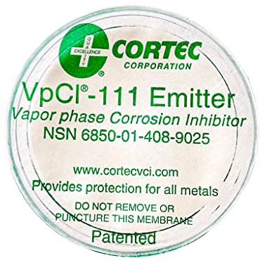 Cortec VpCI-111 Anti Rust VCI Emitter Cup - Protects 11 Cubic feet - 2 Year Corrosion Protection (1 Unit)