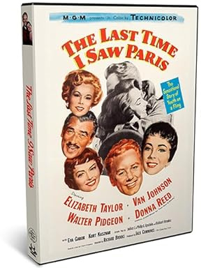 The Last Time I Saw Paris (1954) Elizabeth Taylor Drama, Romance Movie on DVD (DVD-R)