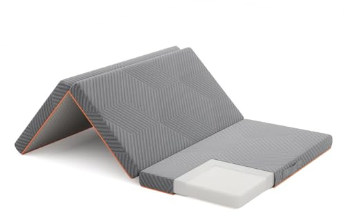 Vesgantti Materasso Pieghevole 3 Pezzi in Schiuma di Gel