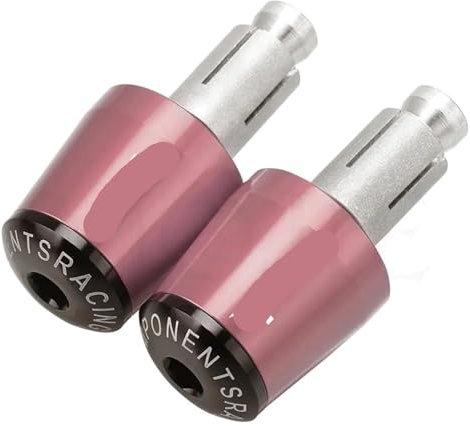 Motorrad-Lenkerstecker Für A&prilia Für Tuono Für Tuono V4R 2003-2010 Motorräder Lenker Griffe Kappe Gewicht TeileAnti Vibration Stecker Enden(Pink Black)