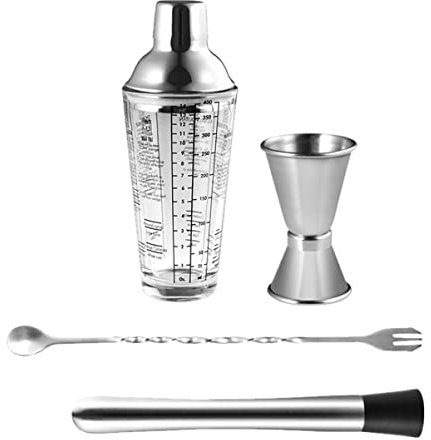 HOLIDYOYO Cocteleras para Cócteles Kit De Barman Acero Inoxidable para Restaurantes y Bares