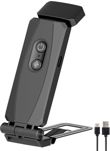 JIEYUCHU Reading Light Rechargeable, LED Clip on Book Light, Eye Caring 3 Colors, 5 Brightness, Portable Mini, Type-C Book Light Clip on for Reading at Night (Black)