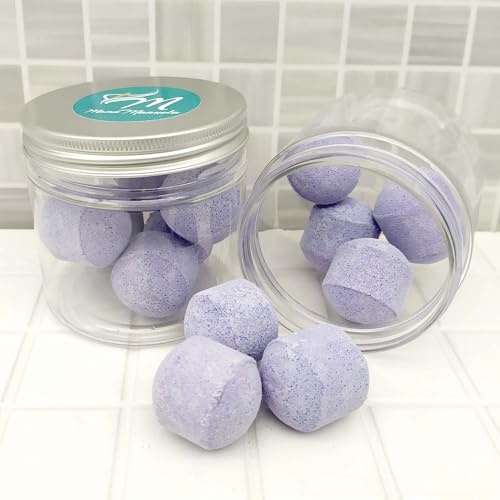 Pack regalo Tarro de 7 mini bombas efervescentes para manicura y pedicura - Aroma Cereza – Alivia los pies cansados - Ablandan durezas, uñas y cutículas