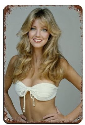 Actor Heather Locklear 14 Tin Sign Vintage Metal Pub Club Cafe Bar Home Wall Art Decoration Poster Retro 8x12inch(20x30cm)