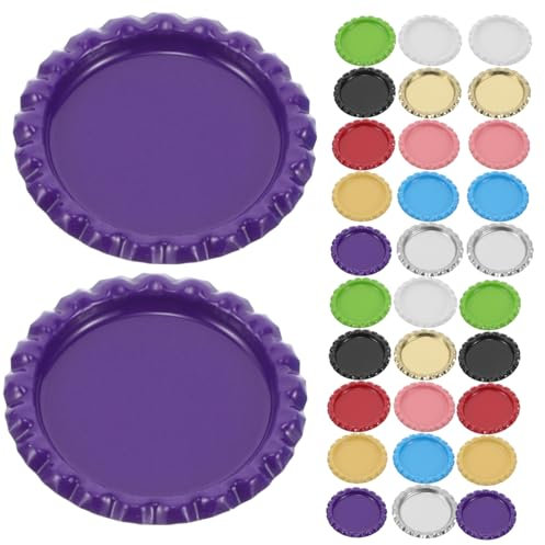 IMIKEYA 1 Ensemble Lot de Bouchons de Bouteille Aplanis pour Bricolage Accessoires Décoratifs pour Créations de Bijoux Bouchons de Bouteille Plats Joint Intérieur