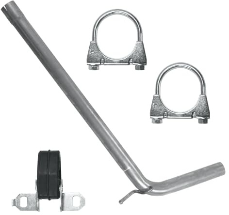 POLMOstrow Auspuff für VW Polo 4 IV 9N 2001-2009 | Abgasrohr, Motoren: 1.4 TDI - 1.9 TDI | Fließheck