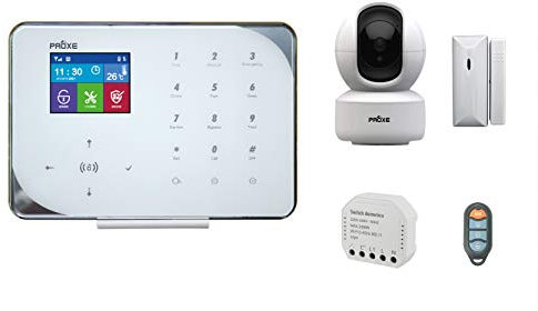 PROXE - Kit Smart Home Alarm, Sistema di sicurezza domestica wireless, impianto di allarme completo