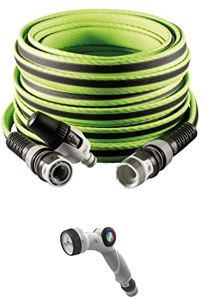 FITT FORCE PLUS 1/2 30 m - Kit con Tubo Acqua da Giardino Leggero e Resistente per Uso Intensivo con Lancia, Pistola Multigetto, Lime
